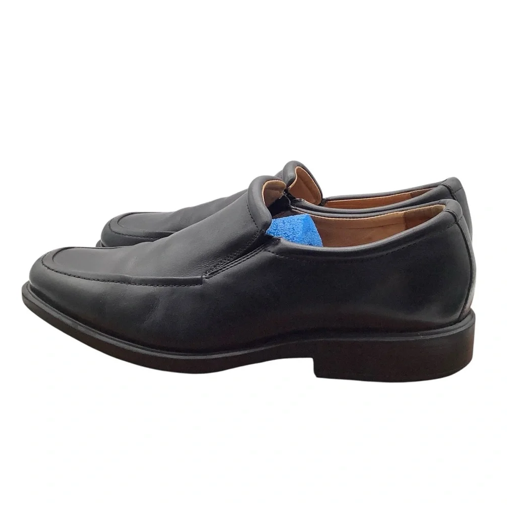 Johnston & Murphy Flex Men's Black Leather Loafers size‎ 12